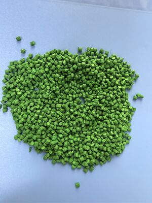 Green masterbatch is employed for coloration, providing vivid and long-lasting color.